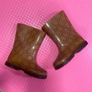 gucci rain boots (toddler)